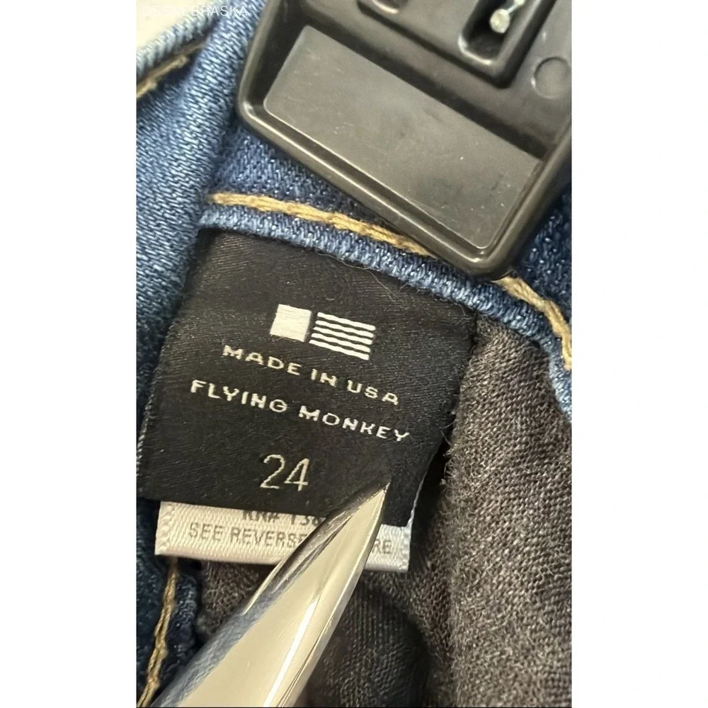 Flying Monkey Blue Womens Denim Jeans -‎ Size 24 - Picture 11 of 12